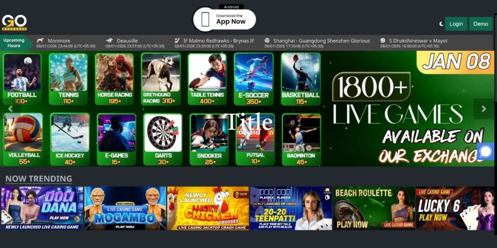 Goexch777 India vs USA