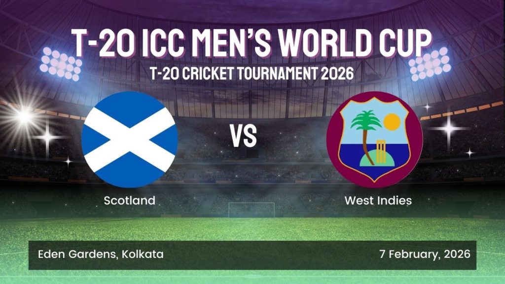 T20 ID Goexch 777 Scotland vs West Indies